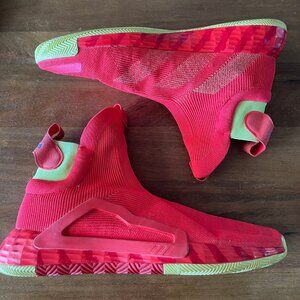 NEW Size 18 Mens Adidas N3XT L3V3L Pastel Art G27761 Knitted Basketball Sneakers